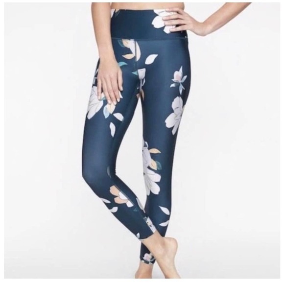 Athleta Floral Elation 7/8 Tights - Picture 1 of 8